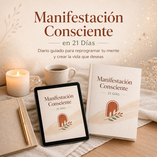 Diario Manifestación Consciente — 21 Días Para Transformar Tu Realidad